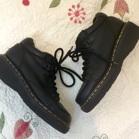 Dr. Martens Shoes - Dr. Martens Black Leather Boots